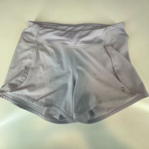 Free Fly Girls Medium 10-12 Purple Workout Gym Bamboo Lined Active Breeze Shorts